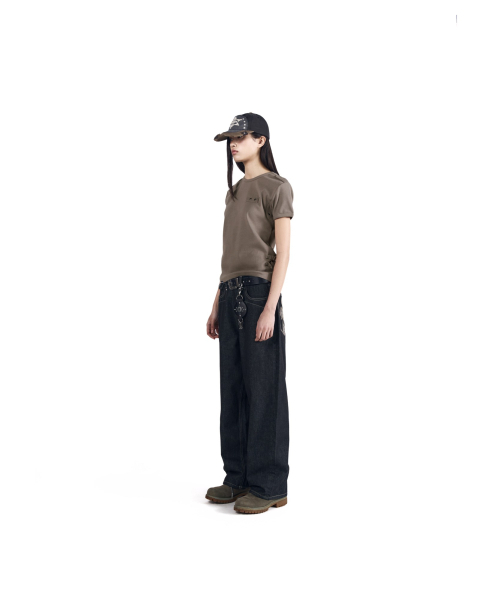 AAKAM(アーカム)の「CROS2 Patch Denim Pants (Black)(デニムパンツ・レディース・その他・1/2)」の13枚目の写真
