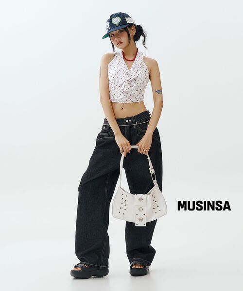 AAKAM(アーカム)の「CROS2 Patch Denim Pants (Black)(デニムパンツ・レディース・その他・1/2)」の17枚目の写真