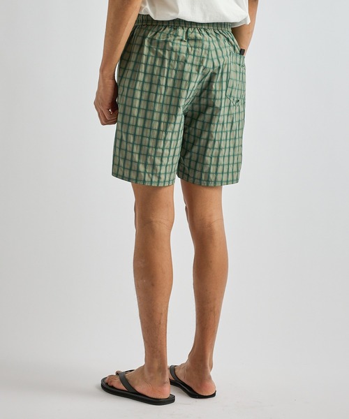 Saturdays NYC(サタデーズ ニューヨークシティ )の「Timothy Check Swim Short(その他パンツ・メンズ・グリーン/レンガ・S/M/L)」の9枚目の写真