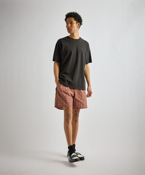 Saturdays NYC(サタデーズ ニューヨークシティ )の「Timothy Check Swim Short(その他パンツ・メンズ・グリーン/レンガ・S/M/L)」の15枚目の写真