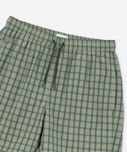 Saturdays NYC(サタデーズ ニューヨークシティ )の「Timothy Check Swim Short(その他パンツ・メンズ・グリーン/レンガ・S/M/L)」の22枚目の写真