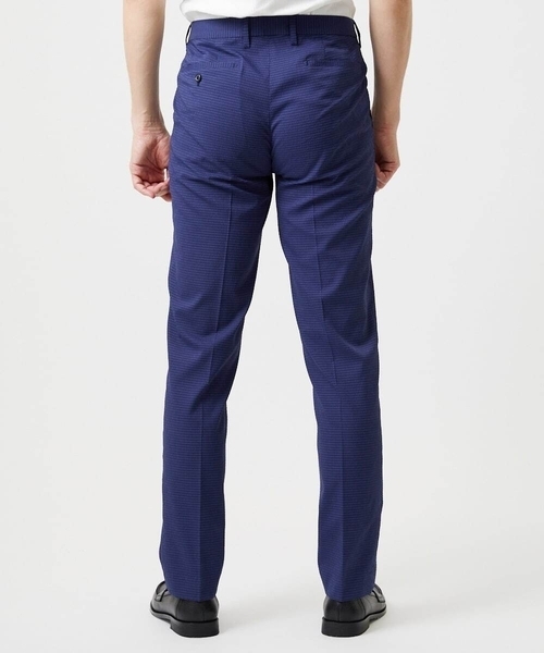 MICHEL KLEIN HOMME (ミッシェルクランオム)の「【セットアップ】サッカースラックスパンツ(スラックス・メンズ・ネイビー/ブラウン/ブルー・MEDIUM/LARGE/X-LARGE)」の19枚目の写真