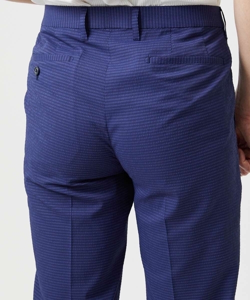 MICHEL KLEIN HOMME (ミッシェルクランオム)の「【セットアップ】サッカースラックスパンツ(スラックス・メンズ・ネイビー/ブラウン/ブルー・MEDIUM/LARGE/X-LARGE)」の18枚目の写真