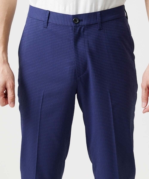 MICHEL KLEIN HOMME (ミッシェルクランオム)の「【セットアップ】サッカースラックスパンツ(スラックス・メンズ・ネイビー/ブラウン/ブルー・MEDIUM/LARGE/X-LARGE)」の17枚目の写真