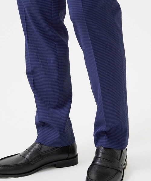 MICHEL KLEIN HOMME (ミッシェルクランオム)の「【セットアップ】サッカースラックスパンツ(スラックス・メンズ・ネイビー/ブラウン/ブルー・MEDIUM/LARGE/X-LARGE)」の15枚目の写真