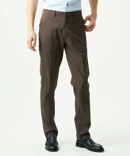 MICHEL KLEIN HOMME (ミッシェルクランオム)の「【セットアップ】サッカースラックスパンツ(スラックス・メンズ・ネイビー/ブラウン/ブルー・MEDIUM/LARGE/X-LARGE)」の9枚目の写真
