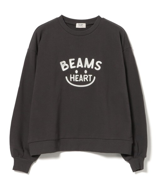BEAMS HEART(ビームスハート)の「スマイル 刺繍 スウェット プルオーバー(スウェット・レディース・チャコールグレー/ブラウン/ホワイト系その他5・FREE)」の15枚目の写真