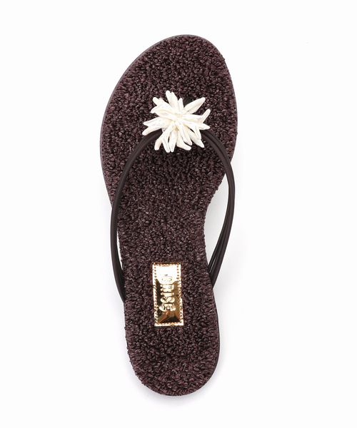 GRISE(グリーズ)の「《WEB+一部店舗限定》GRISE SEA MOTIF トングサンダル(サンダル・レディース・カーキ/ブラウン/アイボリー・LARGE/MEDIUM/SMALL/X-LARGE)」の4枚目の写真