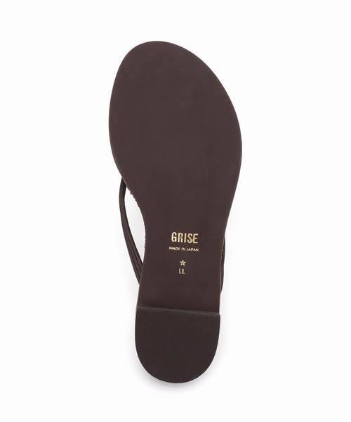 GRISE(グリーズ)の「《WEB+一部店舗限定》GRISE SEA MOTIF トングサンダル(サンダル・レディース・カーキ/ブラウン/アイボリー・LARGE/MEDIUM/SMALL/X-LARGE)」の5枚目の写真