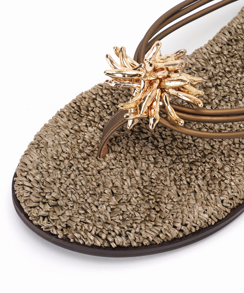 GRISE(グリーズ)の「《WEB+一部店舗限定》GRISE SEA MOTIF トングサンダル(サンダル・レディース・カーキ/ブラウン/アイボリー・LARGE/MEDIUM/SMALL/X-LARGE)」の8枚目の写真