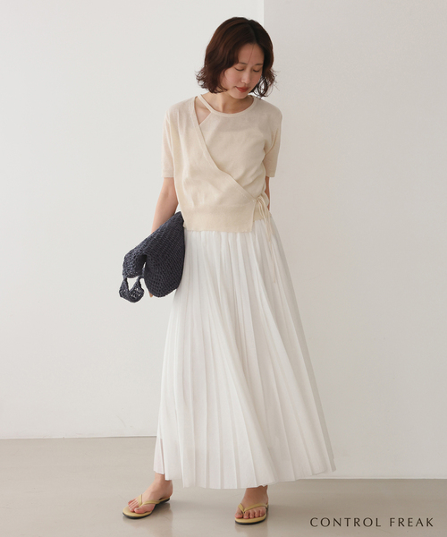 CONTROL FREAK / CTFK（コントロールフリーク）の「《追加》CONTROL FREAK ペーパークロッシェバッグ 254-121501（ショルダーバッグ・レディース・チャコールグレー/ベージュ・FREE）」の10枚目の写真