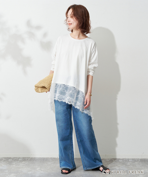 CONTROL FREAK / CTFK（コントロールフリーク）の「《追加》CONTROL FREAK ペーパークロッシェバッグ 254-121501（ショルダーバッグ・レディース・チャコールグレー/ベージュ・FREE）」の18枚目の写真