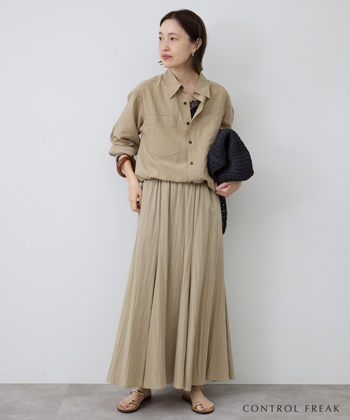 CONTROL FREAK / CTFK（コントロールフリーク）の「《追加》CONTROL FREAK ペーパークロッシェバッグ 254-121501（ショルダーバッグ・レディース・チャコールグレー/ベージュ・FREE）」の21枚目の写真
