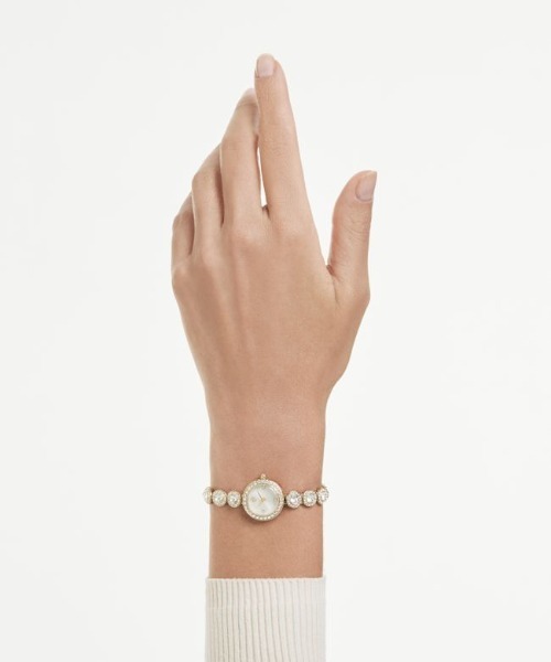 SWAROVSKI(スワロフスキー)の「【公式】【スワロフスキー】Una Angelic ウォッチ, クリスタルを使ったブレスレット, ローズゴールドカラー, ローズゴールドトーン仕上げ(デジタル腕時計・レディース・ゴールド系・ONE SIZE)」の2枚目の写真