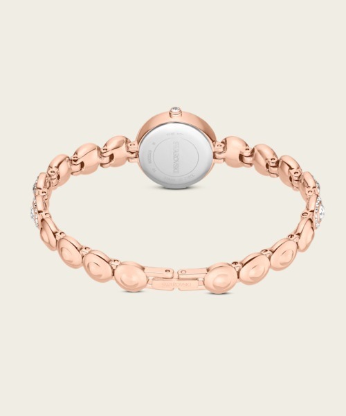 SWAROVSKI(スワロフスキー)の「【公式】【スワロフスキー】Una Angelic ウォッチ, クリスタルを使ったブレスレット, ローズゴールドカラー, ローズゴールドトーン仕上げ(デジタル腕時計・レディース・ゴールド系・ONE SIZE)」の4枚目の写真
