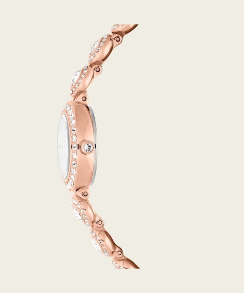 SWAROVSKI(スワロフスキー)の「【公式】【スワロフスキー】Una Angelic ウォッチ, クリスタルを使ったブレスレット, ローズゴールドカラー, ローズゴールドトーン仕上げ(デジタル腕時計・レディース・ゴールド系・ONE SIZE)」の6枚目の写真