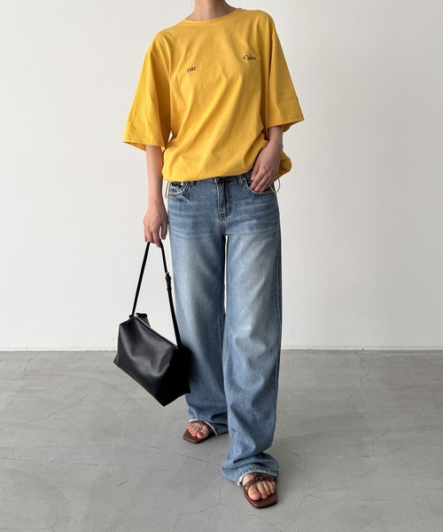 CANAL JEAN(キャナルジーン)の「Twelve12 Calm air Tシャツ(Tシャツ/カットソー・レディース・イエロー/アッシュ/ネイビー・X-LARGE/LARGE)」の13枚目の写真