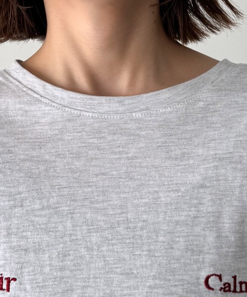 CANAL JEAN(キャナルジーン)の「Twelve12 Calm air Tシャツ(Tシャツ/カットソー・レディース・イエロー/アッシュ/ネイビー・X-LARGE/LARGE)」の10枚目の写真