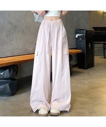 カーゴパンツ大人 かわいい ワイドパンツ