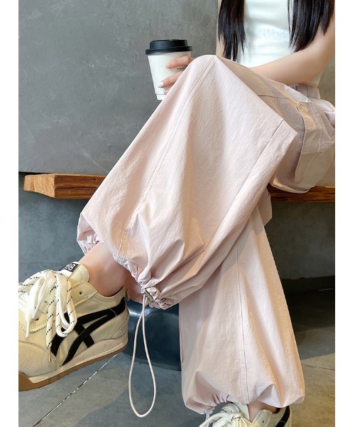 witch(ウイッチ)の「カーゴパンツ大人 かわいい ワイドパンツ(その他パンツ・レディース・グレー/イエロー/ライトブルー/ピンク・FREE)」の18枚目の写真