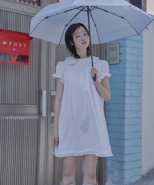 ROCKFISH WEATHERWEAR(ロックフィッシュウェザーウェア)の「BABYDOLL DRESS(ワンピース・レディース・ブラック/ライトブルー/ホワイト・M/S)」の20枚目の写真