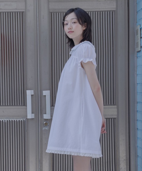 ROCKFISH WEATHERWEAR(ロックフィッシュウェザーウェア)の「BABYDOLL DRESS(ワンピース・レディース・ブラック/ライトブルー/ホワイト・M/S)」の22枚目の写真