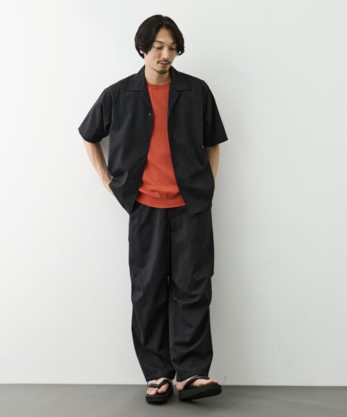 KEY TIMEZ(キータイムズ)の「【KEYTIMEZ/キータイムズ】スビンハイツイストシームレスTee(Tシャツ/カットソー・メンズ・ライトグレー/ブラック/ダークオレンジ・1/2/3)」の18枚目の写真