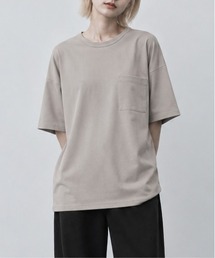 ★Bd★梨地 ビッグシルエット クルーネックTシャツ