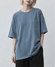 ★Bd★梨地 ビッグシルエット クルーネックTシャツ