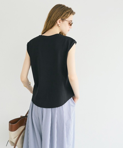 coca(coca)(コカ)の「【伊藤千晃様着用】接触冷感ノースリーブTシャツ(Tシャツ/カットソー・レディース・ブラック/ホワイト・L/S/M)」の18枚目の写真