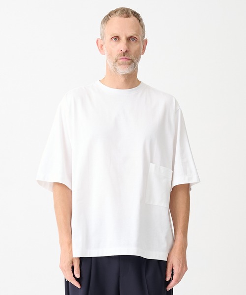 TANAKA(タナカ)の「【TANAKA/タナカ】THE BOXY TEE(NO GRAPHIC)(Tシャツ/カットソー・メンズ・ホワイト・L/M)」の2枚目の写真