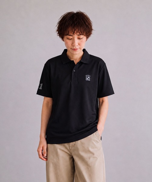 INTERPLAY(インタープレイ)の「【INTERPLAY】IP EMB. S/S Polo Shirts(ポロシャツ・レディース・ブラック/ネイビー/バーガンディー・LARGE)」の7枚目の写真