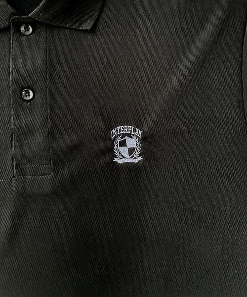 INTERPLAY(インタープレイ)の「【INTERPLAY】IP EMB. S/S Polo Shirts(ポロシャツ・レディース・ブラック/ネイビー/バーガンディー・LARGE)」の5枚目の写真