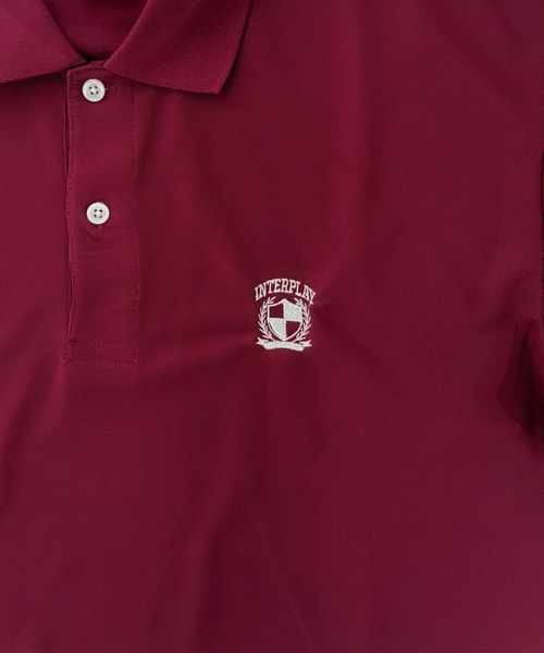 INTERPLAY(インタープレイ)の「【INTERPLAY】IP EMB. S/S Polo Shirts(ポロシャツ・レディース・ブラック/ネイビー/バーガンディー・LARGE)」の8枚目の写真
