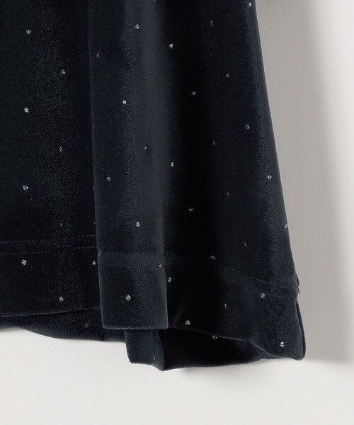 SHIPS any(シップス エニィ)の「SHIPS any:〈洗濯機可能〉ポリエステルベロア ラメ ドット ワイド カットソー(Tシャツ/カットソー・レディース・ネイビー/ベージュ・ONE SIZE)」の20枚目の写真