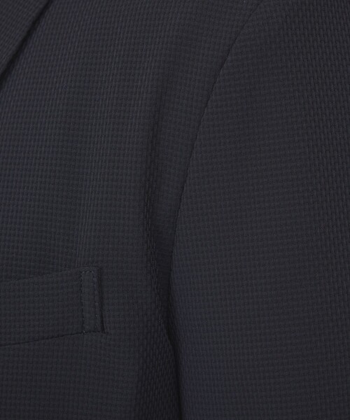 ABAHOUSE GRAY(アバハウスグレイ)の「【接触冷感/セットアップ対応】ナイロンジャガード ストレッチ シングルジャケット(テーラードジャケット・メンズ・ブラック/ネイビー/カーキ・48/50/44/46)」の22枚目の写真