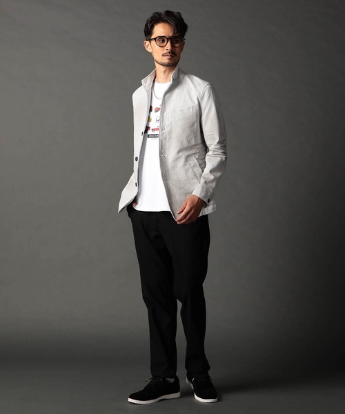 NICOLE CLUB FOR MEN(ニコルクラブフォーメン)の「デニムスタンドカヴァーオール(デニムジャケット・メンズ・オフホワイト/ブルー/ブラック・LARGE/MEDIUM/X-LARGE)」の21枚目の写真