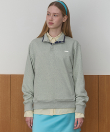 COOKIE & CREAM HALF-ZIP SWEAT_MINT