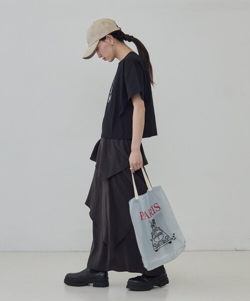 GALLEST(ギャレスト)の「フレンチブルTシャツ(Tシャツ/カットソー・レディース・ホワイト/ブラック・38)」の12枚目の写真