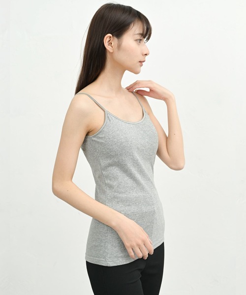 FashionBerry(ファッションベリー)の「綿100% |パッド付き|タンクトップ|キャミソール|レディース インナー|カップ付き|ブラトップ|取り外し可能パッド|大きいサイズ 対応(タンクトップ・レディース・グレー系その他2/ホワイト系その他2/ブラック系その他/グレー系その他/ホワイト系その他/ブラック系その他2・L/M/LL/3L)」の11枚目の写真