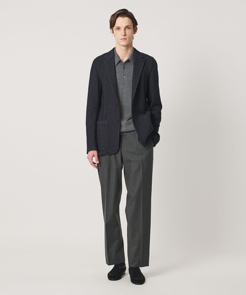 UNITED ARROWS(ユナイテッドアローズ)の「ハイゲージ ニット ポロシャツ(ポロシャツ・メンズ・ネイビー/チャコールグレー・MEDIUM/SMALL/LARGE)」の20枚目の写真
