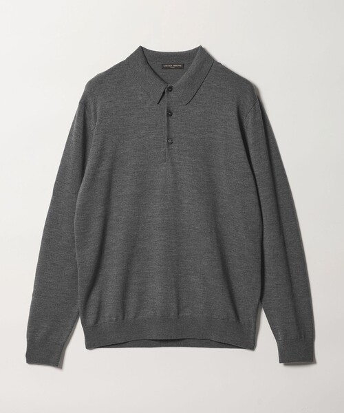 UNITED ARROWS(ユナイテッドアローズ)の「ハイゲージ ニット ポロシャツ(ポロシャツ・メンズ・ネイビー/チャコールグレー・MEDIUM/SMALL/LARGE)」の5枚目の写真