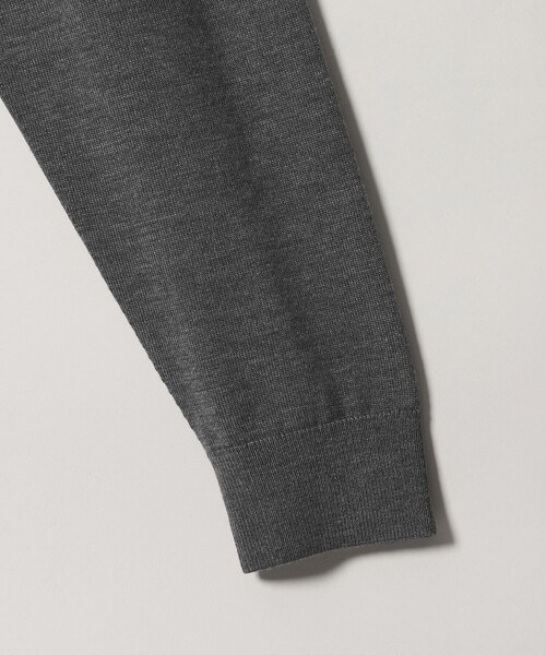 UNITED ARROWS(ユナイテッドアローズ)の「ハイゲージ ニット ポロシャツ(ポロシャツ・メンズ・ネイビー/チャコールグレー・MEDIUM/SMALL/LARGE)」の9枚目の写真