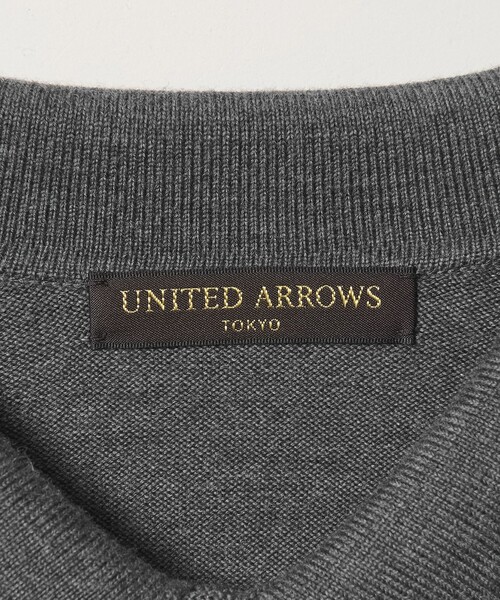 UNITED ARROWS(ユナイテッドアローズ)の「ハイゲージ ニット ポロシャツ(ポロシャツ・メンズ・ネイビー/チャコールグレー・MEDIUM/SMALL/LARGE)」の10枚目の写真