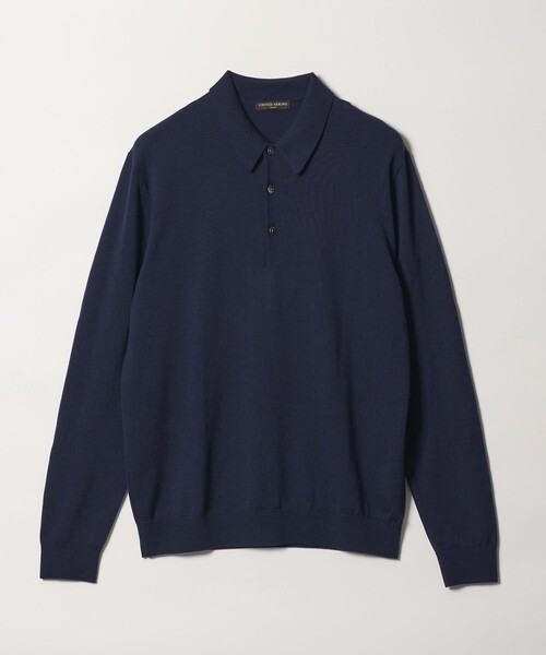 UNITED ARROWS(ユナイテッドアローズ)の「ハイゲージ ニット ポロシャツ(ポロシャツ・メンズ・ネイビー/チャコールグレー・MEDIUM/SMALL/LARGE)」の11枚目の写真