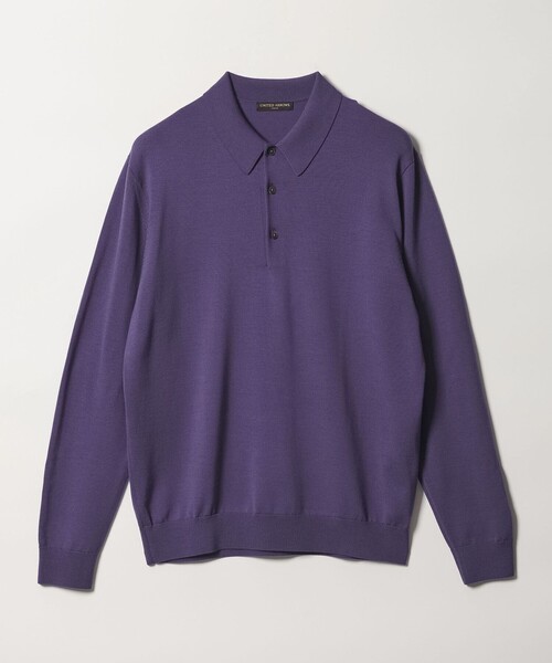 UNITED ARROWS(ユナイテッドアローズ)の「ハイゲージ ニット ポロシャツ(ポロシャツ・メンズ・ネイビー/チャコールグレー・MEDIUM/SMALL/LARGE)」の14枚目の写真