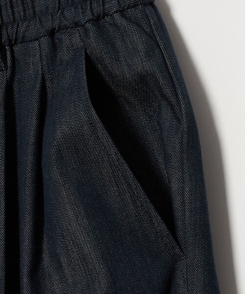 green label relaxing（グリーンレーベルリラクシング）の「［size SHORT/TALLあり］ニーハイワイド パンツ デニム ストレッチ（デニムパンツ・レディース・ネイビー・SHORT/34/36/38/40/42/44/TALL）」の18枚目の写真