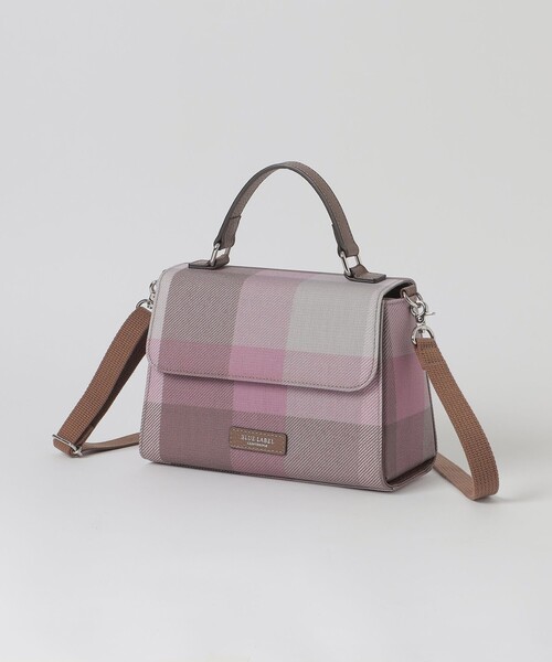 BLUE LABEL CRESTBRIDGE（ブルーレーベルクレストブリッジ）の「PVCトップハンドルバッグ（ショルダーバッグ・レディース・パープル系その他7/ブラック/ダークネイビー・FREE）」の3枚目の写真