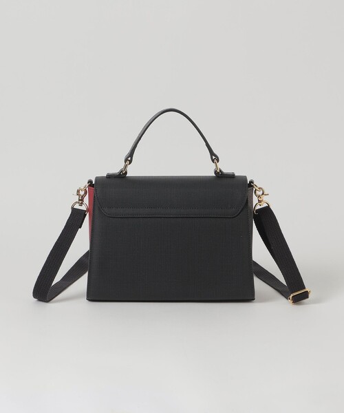 BLUE LABEL CRESTBRIDGE（ブルーレーベルクレストブリッジ）の「PVCトップハンドルバッグ（ショルダーバッグ・レディース・パープル系その他7/ブラック/ダークネイビー・FREE）」の7枚目の写真