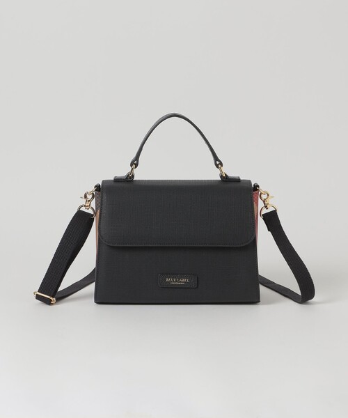 BLUE LABEL CRESTBRIDGE（ブルーレーベルクレストブリッジ）の「PVCトップハンドルバッグ（ショルダーバッグ・レディース・パープル系その他7/ブラック/ダークネイビー・FREE）」の10枚目の写真